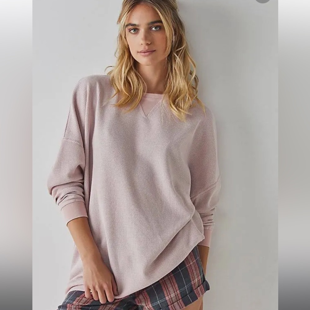 Free People Early Night Thermal Pull-over